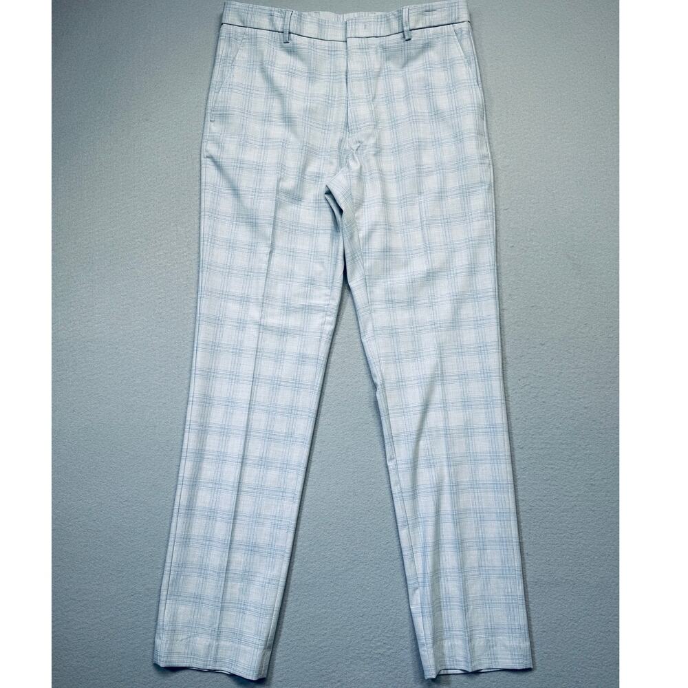 Tommy Hilfiger Mens Modern Fit Light Grey Dress Pant Light gray 34X34 $95 - Picture 5 of 8